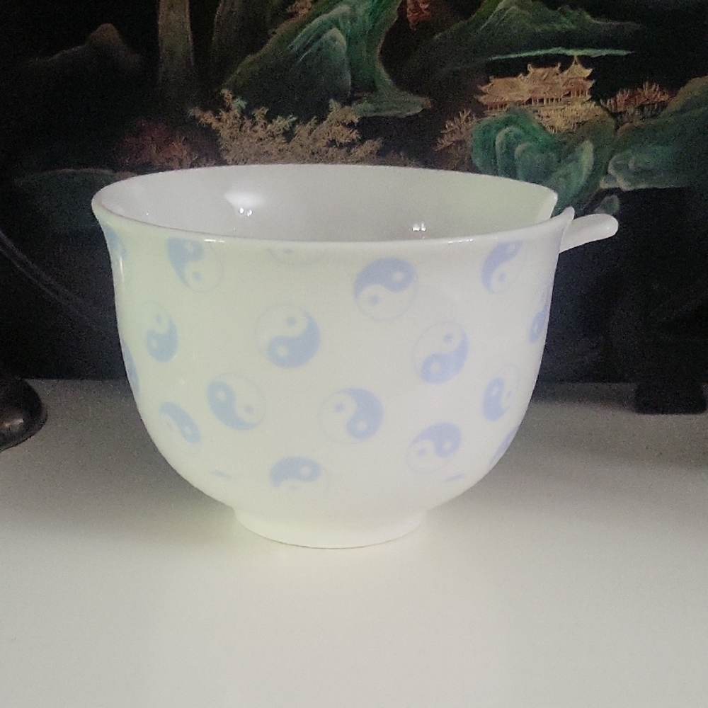 Brand New, Yin Yang Patterned Blue and White Bowl